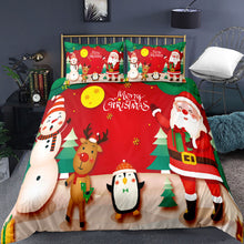 Load image into Gallery viewer, 3D Cheery Christmas Quilt Cover  Set