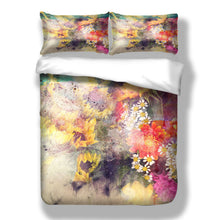 Load image into Gallery viewer, Floral Doona Duvet Quilt Cover Set SIngle Double Queen King Size Bed Pillowcase