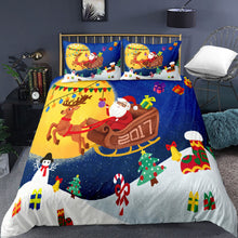Load image into Gallery viewer, 3D Cheery Christmas Quilt Cover  Set