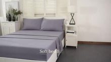 Load image into Gallery viewer, 2000TC Egyptian Cotton Bed Flat Fitted Sheet Set