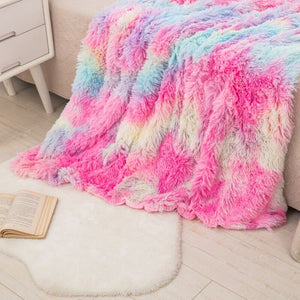 Soft Warm Floral Blanket Throw Sofa Bed Bedding Throw Rug Home Decora 130x150cm