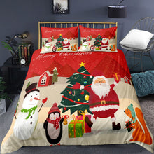 Load image into Gallery viewer, 3D Cheery Christmas Quilt Cover  Set