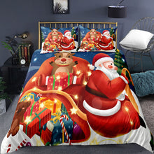 Load image into Gallery viewer, 3D Cheery Christmas Quilt Cover  Set