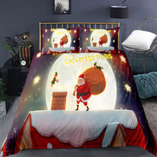 Load image into Gallery viewer, 3D Cheery Christmas Quilt Cover  Set