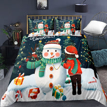 Load image into Gallery viewer, 3D Cheery Christmas Quilt Cover  Set
