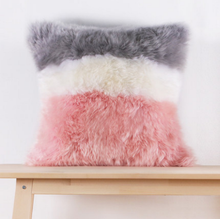 Load image into Gallery viewer, Soft Fluffy Pink Cushion Cover-jaydeebedding