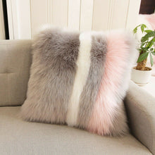 Load image into Gallery viewer, Soft Fluffy Pink Cushion Cover-jaydeebedding