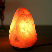 Load image into Gallery viewer, Himalayan Salt Lamp Natural Crystal Rock Shape