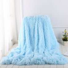 Load image into Gallery viewer, Shaggy Long Pile Plush Sherpa Throw Blanket