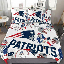 Load image into Gallery viewer, Patriot Football Team Quilt Cover Set