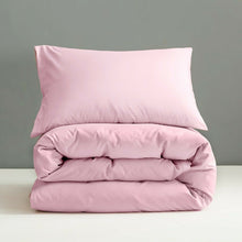 Load image into Gallery viewer, JustLINEN Superb Poly Cotton Quilt Cover Set With Queen Pillow Cases S/D/K/Q/SK